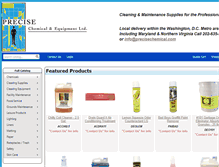 Tablet Screenshot of precisechemical.com